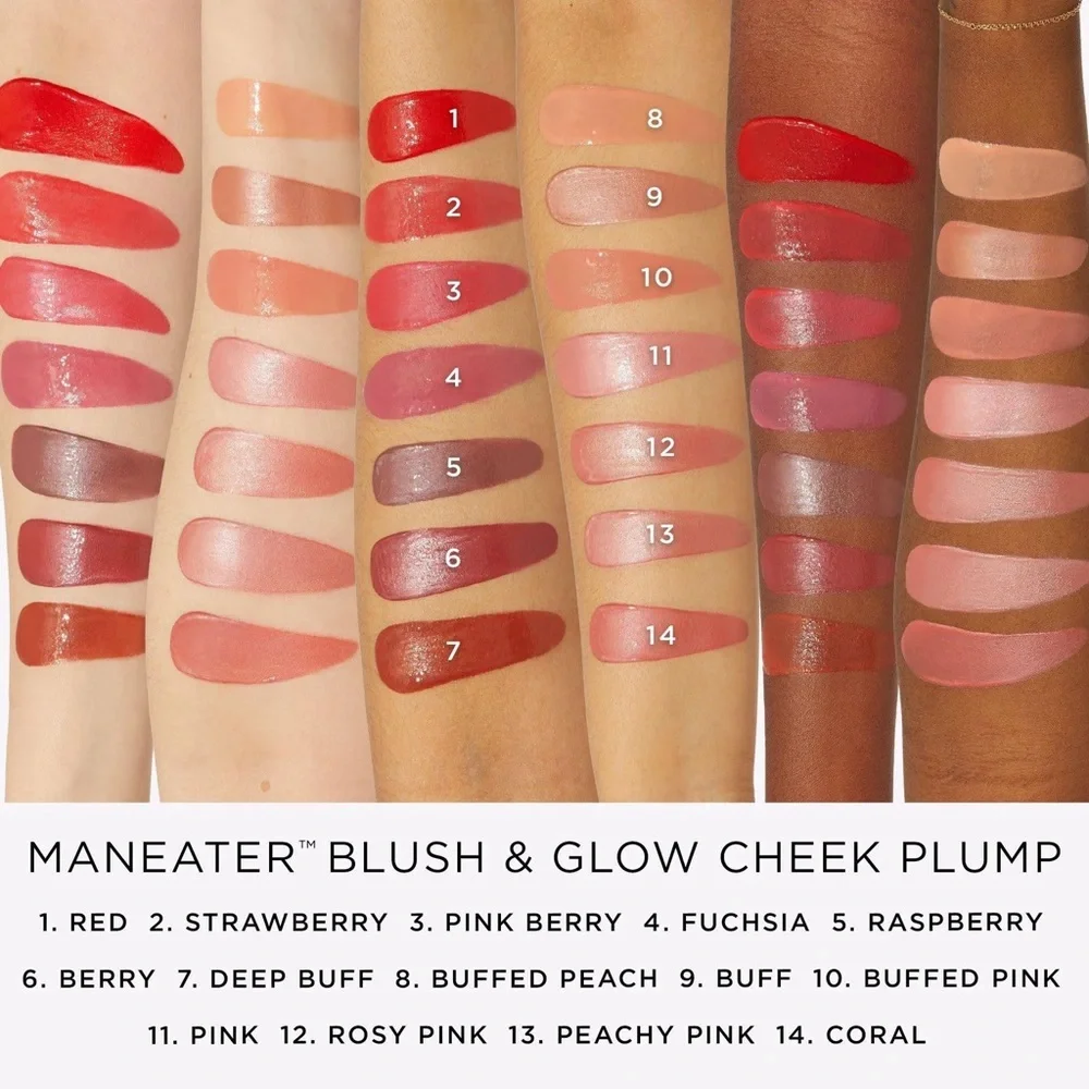 Pink Tarte Maneater Blush & Glow Cheek Plump Brand New In Box Full Size
